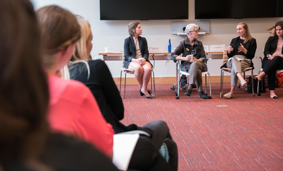 Wendy Sherman, Belfer Center Senior Fellow and former Under Secretary of State for Political Affairs, speaks about her career path from social work to the State Department as part of a Belfer Center Student and Fellows session.