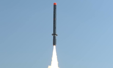 Test of sub-sonic cruise missile