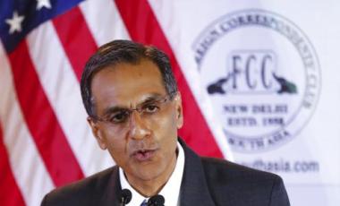 United States' Ambassador to India Richard Verma speaks at the Foreign Correspondents Club Of South Asia in New Delhi, India, Thursday, Jan. 19, 2017