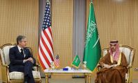 U.S. Secretary of State Antony Blinken meets with Saudi Arabia's Foreign Minister Prince Faisal bin Farhan,