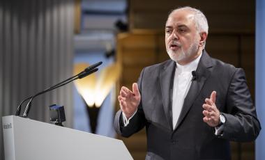 Mohammad Javad Zarif during the Munich Security Conference 2019