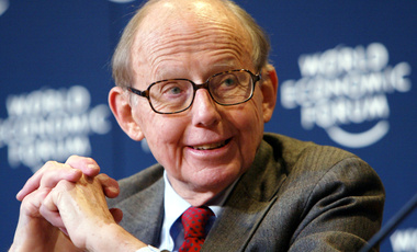Samuel Huntington at the 2004 World Economic Forum. 